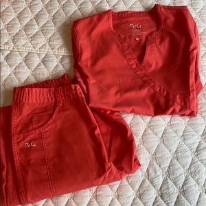 NrG Women’s Scrub Set in Coral
